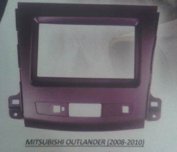 frame headunit tv mobil doubledin mitsubishi Outlander