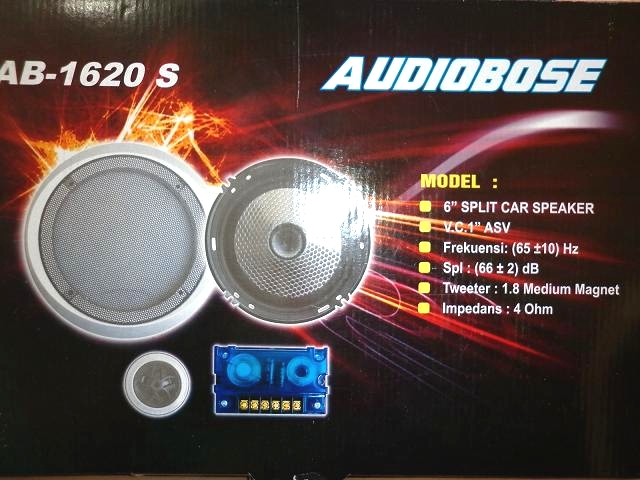 speaker split/component 2 way Audiobose Ab-1620 S