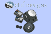 speaker split/component 2 way Clif Design PX650C