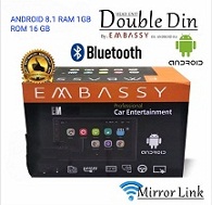 HEAD UNIT TAPE MOBIL DOUBLE DIN ANDROID EMBASSY