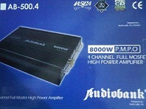 POWER MOBIL 4CH AUDIOBANK AB-500.4