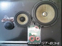 speaker split 3 way Metallic MST-634