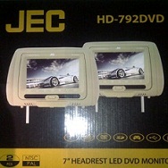 headrest tv/monitor,dvd,usb,games,memory card JEC HD-792DVD