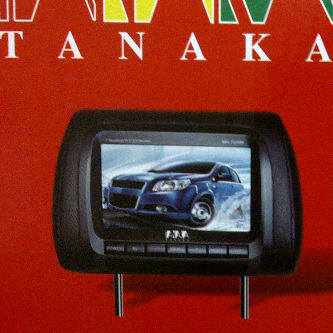 tv mobil model headrest monitor merk Tanaka Predator series