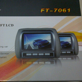 tv mobil model Headrest TV/monitor 7" merk Ftonz