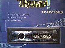 single dvd player thump tp-dv7505