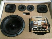 speaker split 3 way BAMA design by Peerless