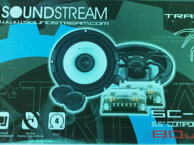 speaker split/component 2 way Soundstream SC-6T
